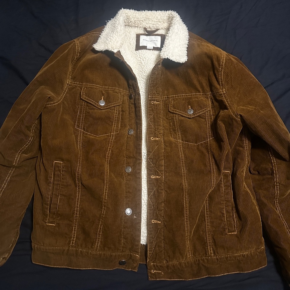 Aeropostale Brown Corduroy Jacket
